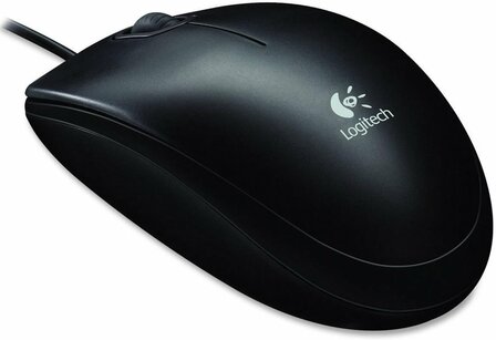 Logitech B100 muis Ambidextrous USB Type-A Optisch 800 DPI