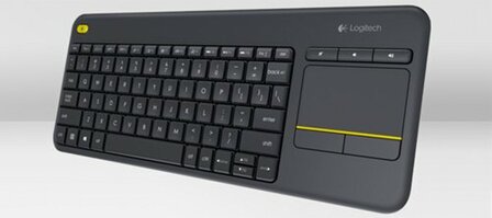 Logitech K400 Plus toetsenbord RF Draadloos QWERTY Nederlands Zwart
