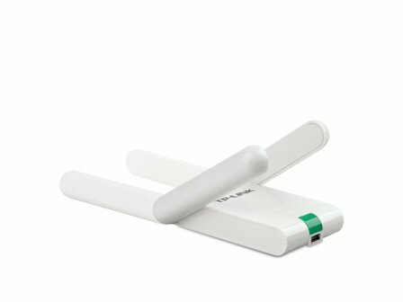 TP-Link TL-WN822N | Wi-Fi 4 USB Adapter | 300 Mbps | 2,4 GHz | Dual Antennes | USB 2.0 | Zwart