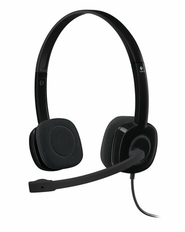 Logitech H151 | Bedrade On-ear Headset | 3.5mm | Zwart