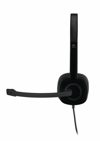 Logitech H151 | Bedrade On-ear Headset | 3.5mm | Zwart