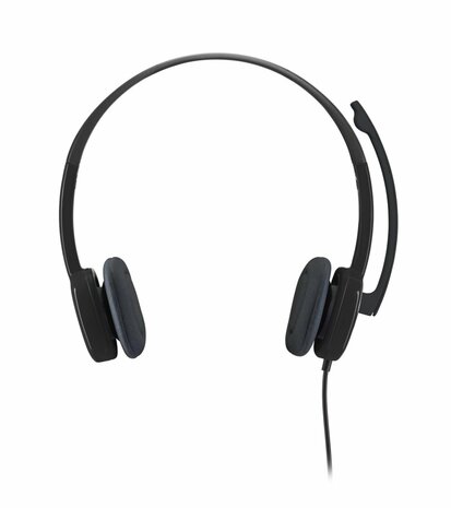 Logitech H151 | Bedrade On-ear Headset | 3.5mm | Zwart