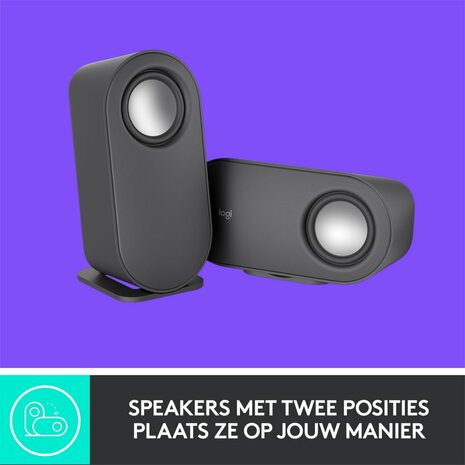 Logitech Z407 | 2.1 Bluetooth Luidsprekerset | Draadloze Afstandsbediening | Subwoofer | 80W RMS