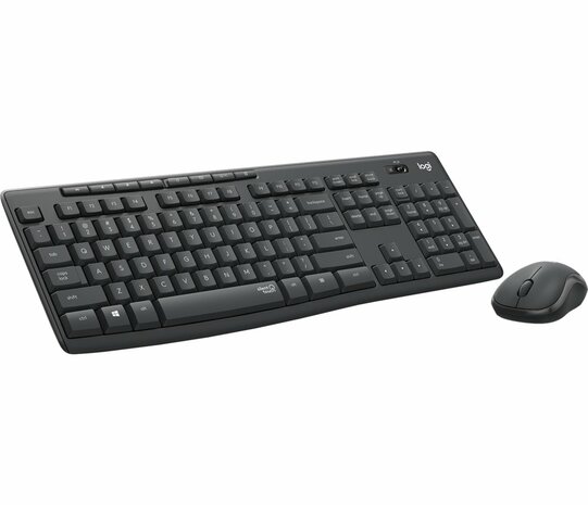 Logitech MK295 Silent Wireless Combo toetsenbord RF Draadloos QWERTY US International Zwart