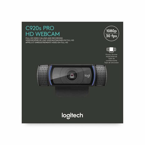 Logitech C920s webcam