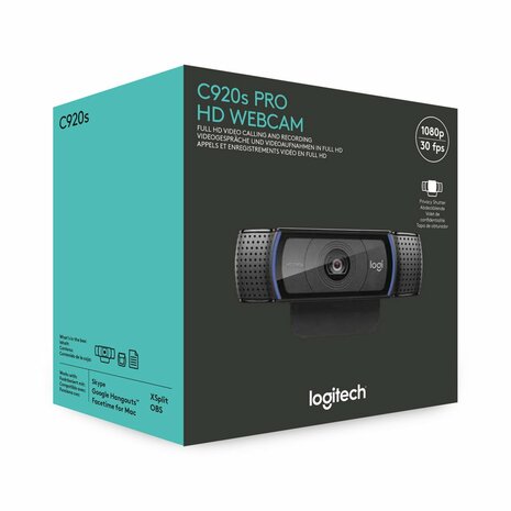 Logitech C920s webcam