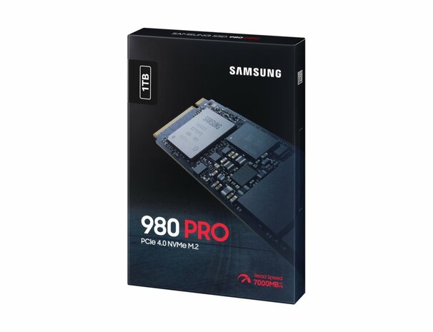 Samsung 980 PRO NVMe - Interne SSD M.2 PCIe - 1 TB