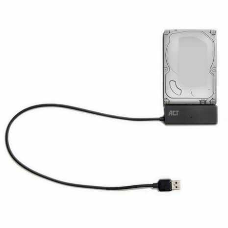 ACT 2,5 inch en 3,5 inch SATA HDD SSD naar USB 3.2 Gen1 adapter