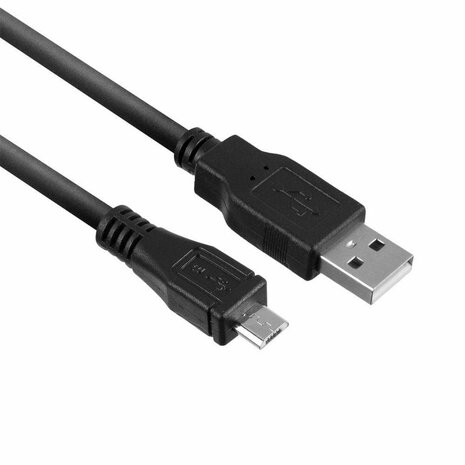 ACT AC3000 USB-kabel 1 m USB 2.0 USB A Micro-USB B Zwart