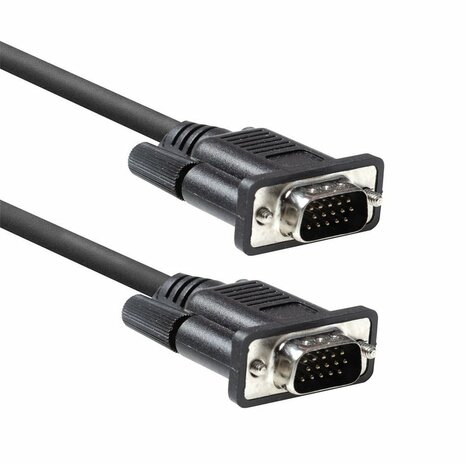 ACT AC3513 VGA kabel 3 m VGA (D-Sub) Zwart