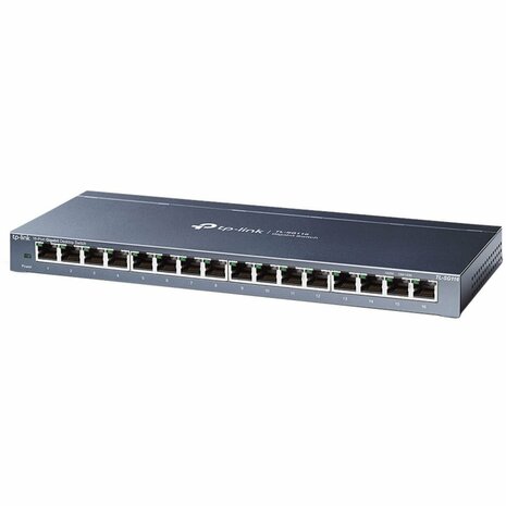 TP-LINK TL-SG116E Unmanaged Gigabit Ethernet (10/100/1000) Zwart