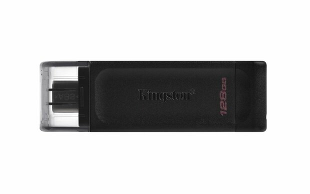 Kingston Technology DataTraveler 70 USB flash drive 128 GB USB Type-C 3.2 Gen 1 (3.1 Gen 1) Zwart