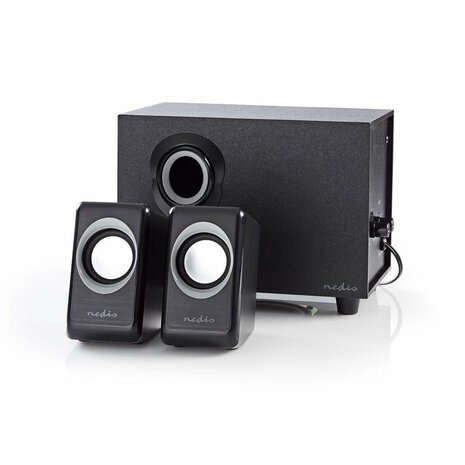 Nedis CSPR10021BK | 2.1 Luidsprekerset | 16W RMS | Zwart