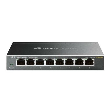 TP-Link TL-SG108S | Unmanaged Switch | 8 Poorten | Gigabit Ethernet (10/100/1000 Mbps) | Desktop
