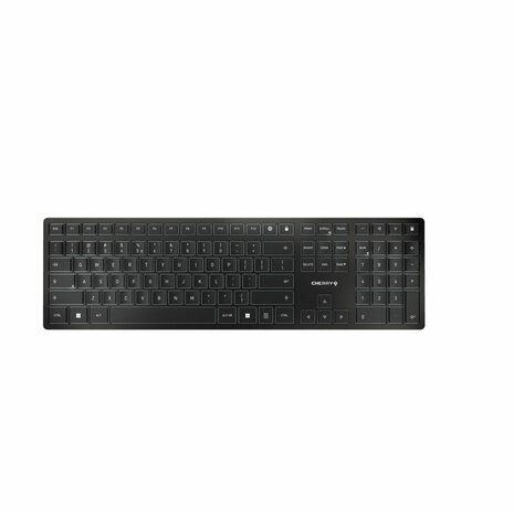 CHERRY KW 9100 SLIM toetsenbord RF-draadloos + Bluetooth QWERTY Engels Zwart