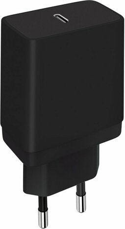 Mobiparts Wall Charger USB-C 20w Black (with PD)