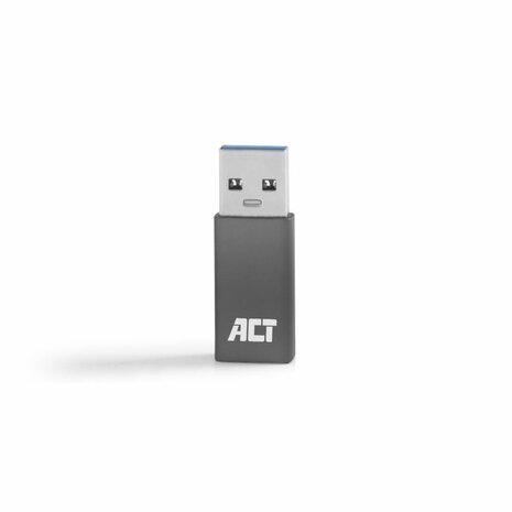 ACT AC7375 tussenstuk voor kabels USB Type-C USB Type-A Grijs