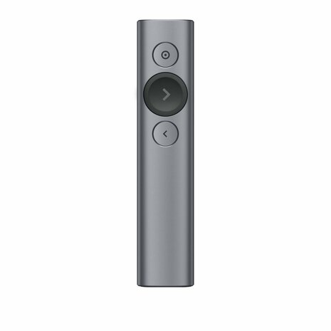 Logitech Spotlight Draadloze presenter Bluetooth/RF Grijs