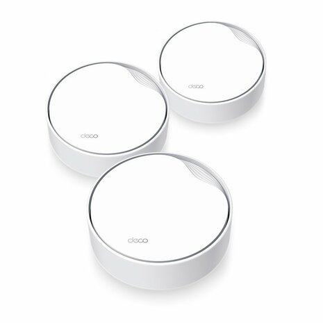 TP-Link Deco X50-PoE (3-pack) | Wifi 6 | Whole Home Mesh Wifi-systeem | Gigabit Ethernet Dual-band (2.4 GHz / 5 GHz)