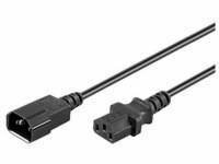 Microconnect AK 5029 electriciteitssnoer Zwart 0,6 m C13 stekker C14 stekker