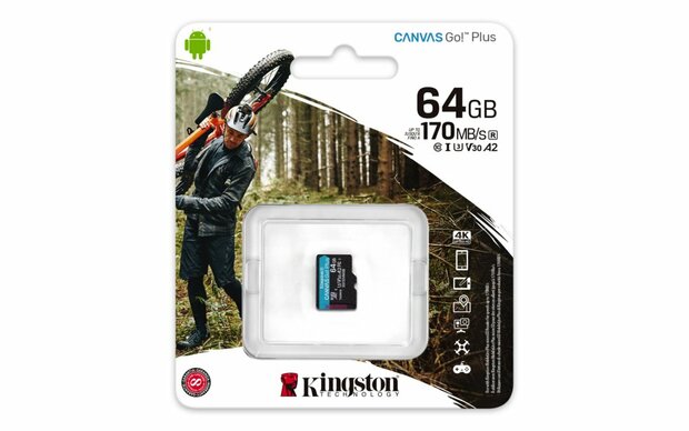 Kingston Technology Canvas Go! Plus 64 GB MicroSD UHS-I Klasse 10