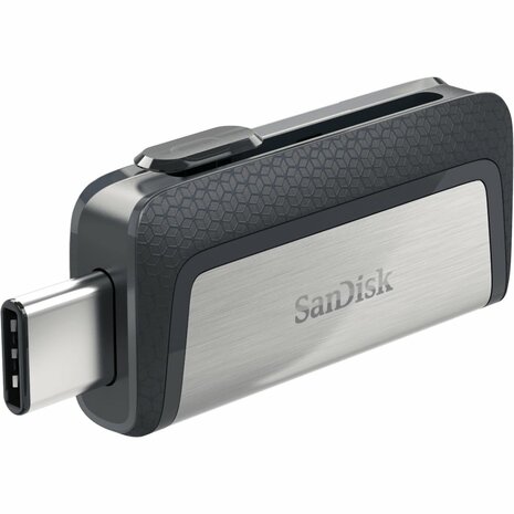 SanDisk Ultra Dual Drive USB Type-C USB flash drive 32 GB USB Type-A / USB Type-C 3.2 Gen 1 (3.1 Gen 1) Zwart, Zilver