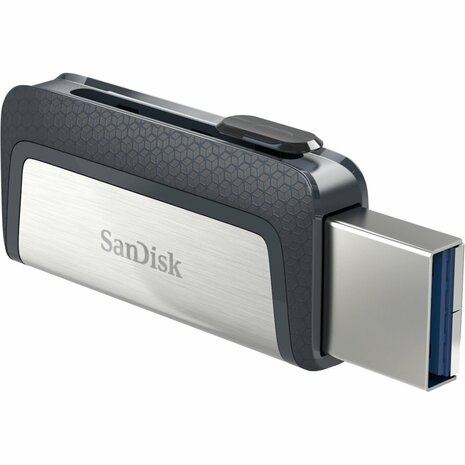 SanDisk Ultra Dual Drive USB Type-C USB flash drive 32 GB USB Type-A / USB Type-C 3.2 Gen 1 (3.1 Gen 1) Zwart, Zilver