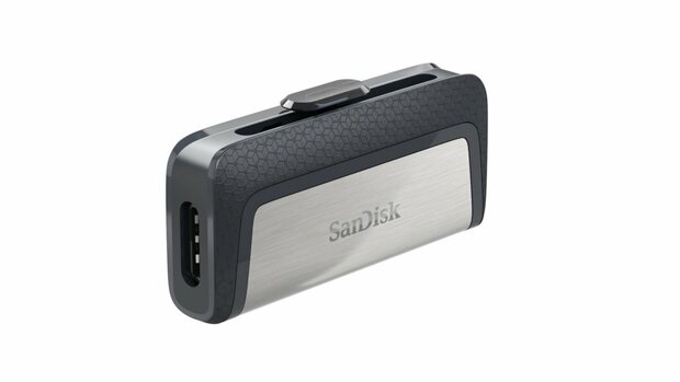 SanDisk Ultra Dual Drive USB Type-C USB flash drive 32 GB USB Type-A / USB Type-C 3.2 Gen 1 (3.1 Gen 1) Zwart, Zilver