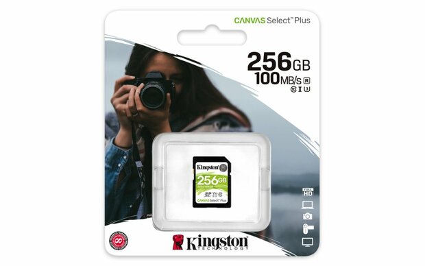 Kingston Technology Canvas Select Plus 256 GB SDXC UHS-I Klasse 10