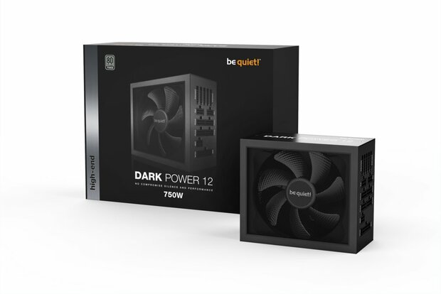 be quiet! DARK POWER 12 750W power supply unit 20+4 pin ATX ATX Zwart RENEWED