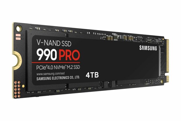 Samsung 990 PRO | 4TB NVMe SSD | M.2 Gen4 | 7.450MB/s Read | 6.900MB/s Write