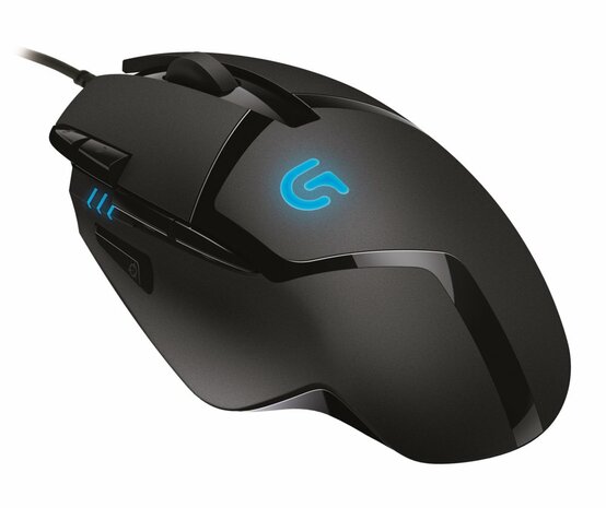 Logitech G402 Hyperion Fury | Bedrade Gaming Muis | Rechtshandig | USB-A | 4000 DPI | Zwart