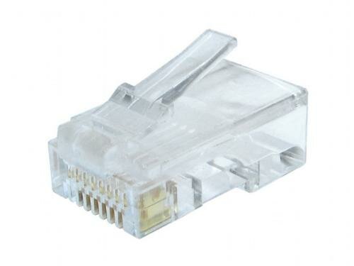 Gembird LC-8P8C-002/100 kabel-connector RJ-45 Transparant