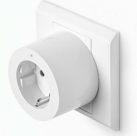 Aqara Smart Plug EU | Slimme stekker | 10A (2300W) | Actieve energiemeting | Oververhittings- en overbelastingsbeveiliging | Zigbee 3.0 | Compatibel met HomeKit, Alexa, Google Assistant | Wit