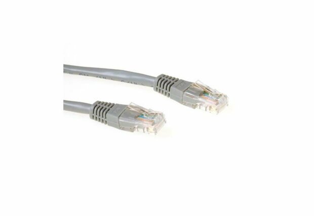 ACT Grijze 20 meter UTP CAT5E patchkabel met RJ45 connectoren