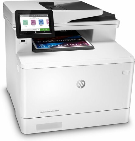 HP Color LaserJet Pro MFP M479fdw, Printen, kopiëren, scannen, fax, e-mail, Scannen naar e-mail/pdf; Dubbelzijdig printen; ADF voor 50 vel ongekruld RENEWED