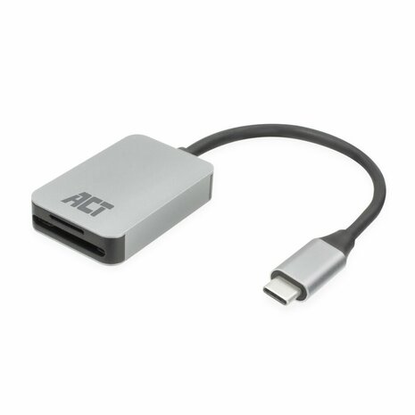 ACT AC7056 geheugenkaartlezer USB 3.2 Gen 1 (3.1 Gen 1) Type-C Grijs