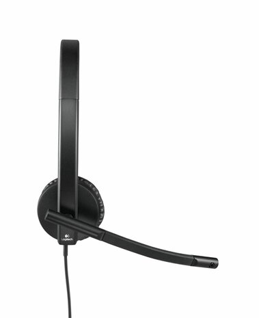 Logitech H570e | Bedrade On-ear USB-A Headset | Zwart
