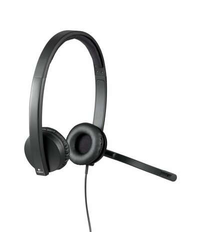 Logitech H570e | Bedrade On-ear USB-A Headset | Zwart