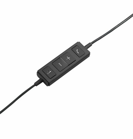 Logitech H570e | Bedrade On-ear USB-A Headset | Zwart