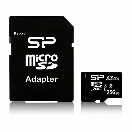 Silicon Power Elite | MicroSDXC | 256GB | Class 10 | UHS-I U1