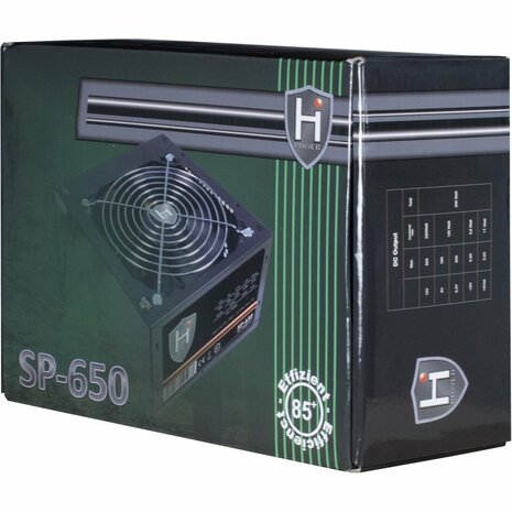 Inter-Tech HiPower SP-650 | 600 Watt ATX PSU | Power Supply | Voeding