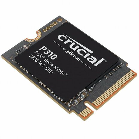 Crucial P310 | 1TB NVMe SSD | M.2 30mm | Gen4 | 7.100MB/s Lezen | 6.000MB/s Schrijven