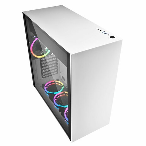 Sharkoon Pure Steel RGB | Midi Tower Behuizing | Wit