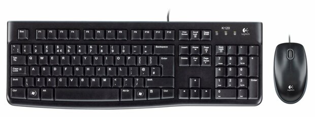 Logitech LGT-MK120 | Bedrade Muis en Toetsenbordcombo | QWERTY