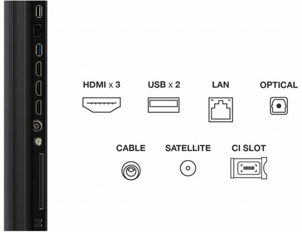 TCL 50C6KS | 50" 4K Ultra HD Mini LED Smart TV | Google TV | Dolby Vision | 60Hz (2025)