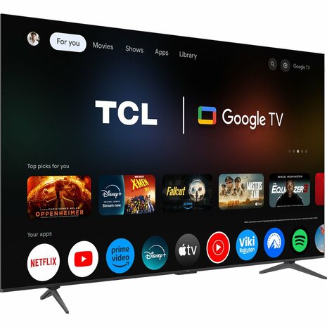 TCL 85P8K | 85" 4K Ultra HD QLED DLED Smart TV | Google TV | Dolby Vision | 144Hz (2025)