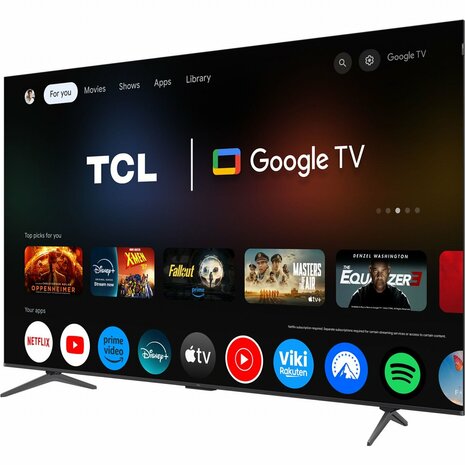 TCL 85P8K | 85" 4K Ultra HD QLED DLED Smart TV | Google TV | Dolby Vision | 144Hz (2025)