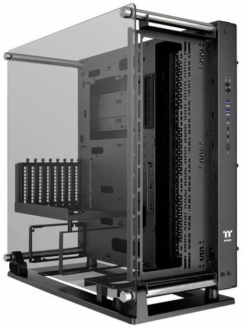 Thermaltake Core P3 TG Pro | Open Frame Mid-Tower Case | Zwart (CA-1G4-00M1WN-09)