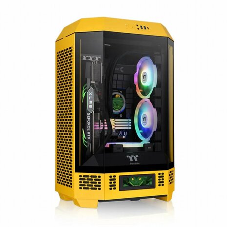 Thermaltake The Tower 300 Bumblebee | Micro-Tower Case | Geel/Zwart (CA-1Y4-00S4WN-00)